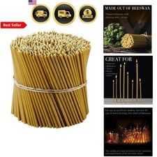 Velas de cera de abejas velas cónicas aroma miel sin goteo paquete de 50