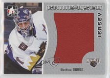 2005-06 ITG Heroes and Prospects Game-Used Jersey Silver /100 Mathieu Garon t4m