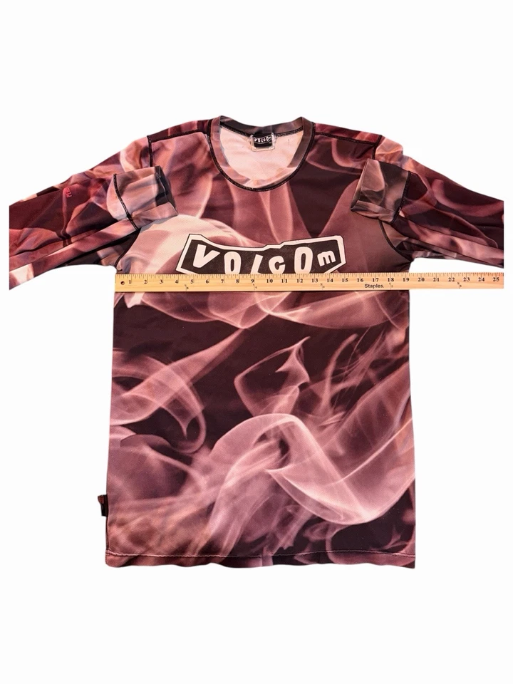 Vintage Volcom Men’s Sz Medium Brown Smoke Motocross Riding Jersey Moto MX - Image 4 of 4