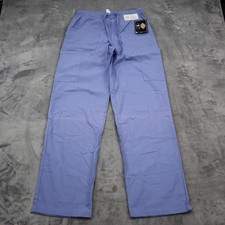 Dickies Pants Mens XS Blue Cargo Medical Uniform Scrub Pull On Bottoms