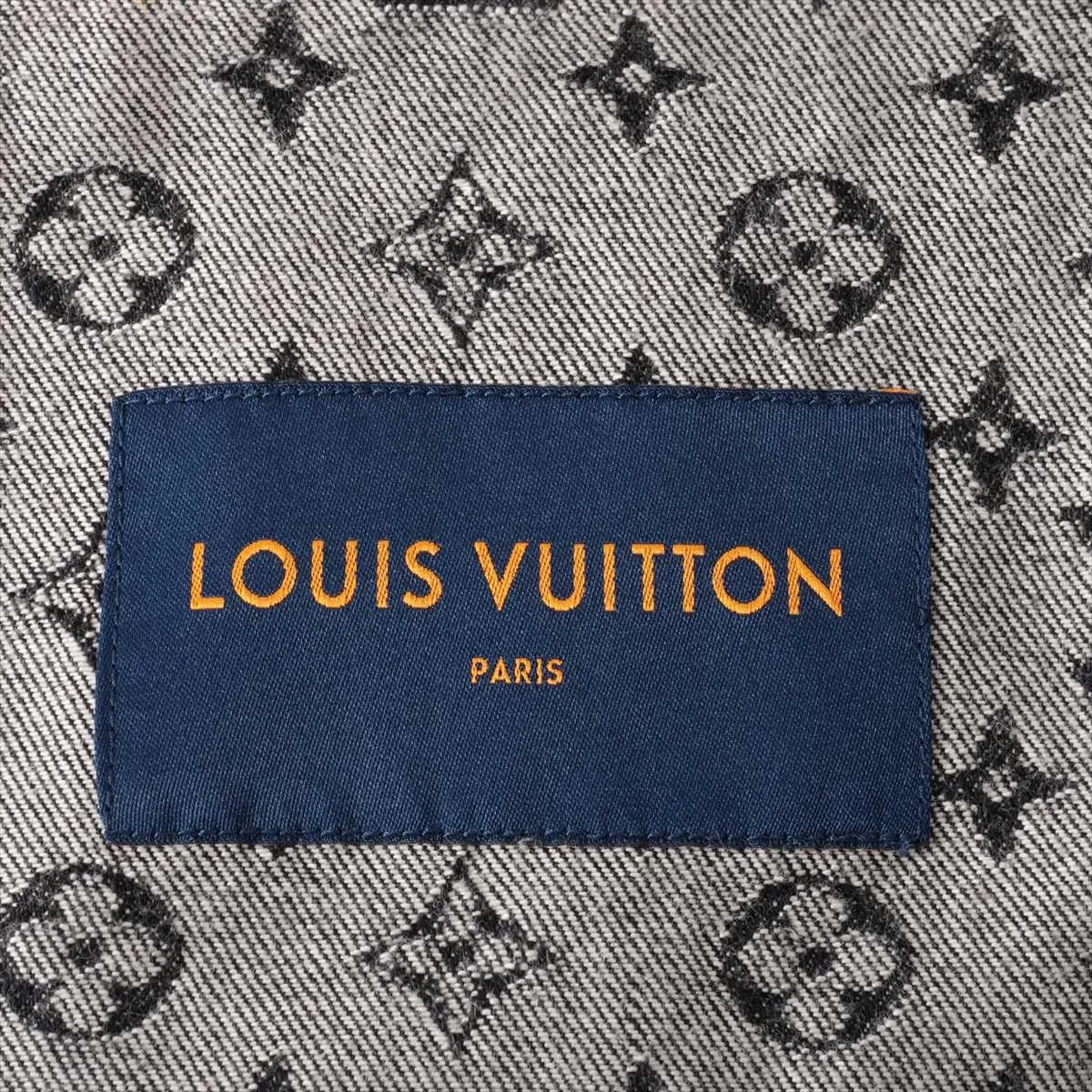 LOUIS VUITTON（LV） Louis Vuitton x NIGO 22SS Giacca Denim Cotone 46 Uomo Nero RM221M Monogramma