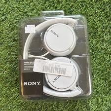 Sony MDR-ZX110 Ear-Pad On the Ear Headband Headphones - White - New Old Stock