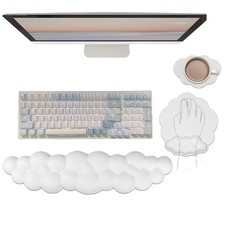 Cloud Wrist Rest Keyboard Cute Cloud Mouse Pad with Wrist Rest for ... Fast Ship