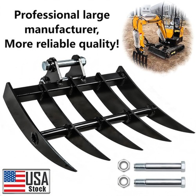 #ad Rake Attachment For Mini Excavator One Ton To 1.5Ton Digger In Stock USA $78.88