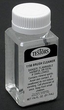 Testors Brush Cleaner 1-3/4 oz - Hobby and Model Enamel Paint - 1156