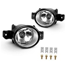 Fog Lights Fog Lamps Assembly Kit For 2004-2019 Clear Lens Without Bezels