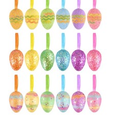 Easter Decorated Eggs 18 5cm Multicolour Decorations, Bonnet Making, Egg Hunt