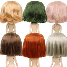 Blythe Doll Wig Only RBL Scalp Dome Short Bob Hair for Custom Doll Anime Toy