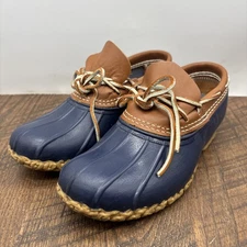 L.L. Bean Womens Waterproof Rubber Moc Boot Size 7