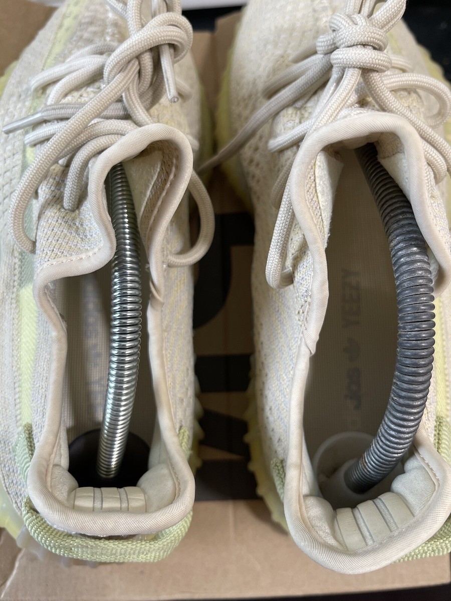 adidas gazelle silver green womens Yeezy 350 V2 Flax (Lightly Worn) main image 0