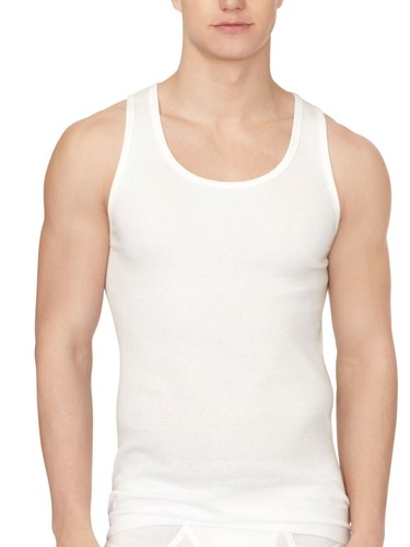 Ribbed Knit Undershirt Tank Top 