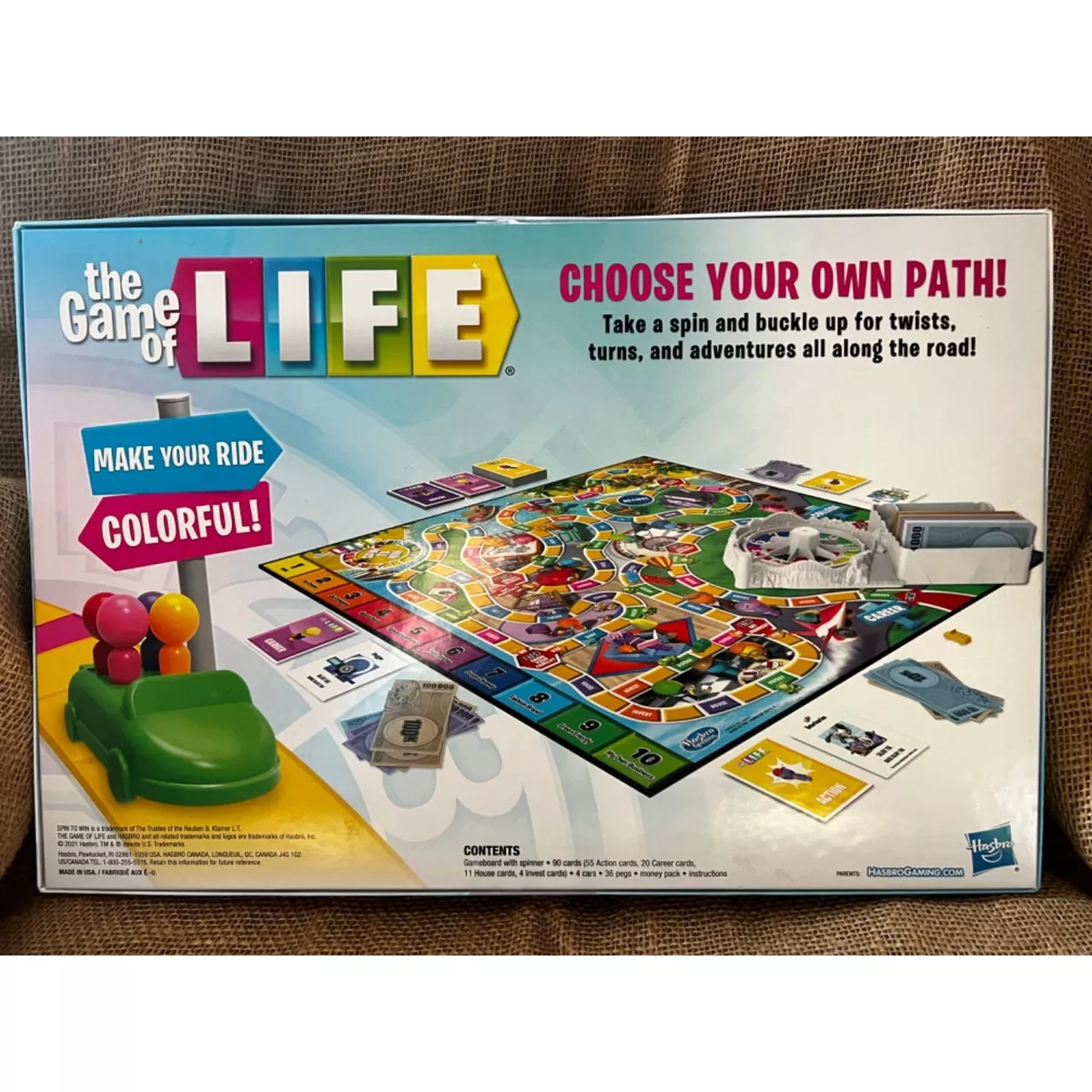 The Game of Life Instructions - Hasbro