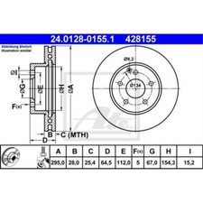 Disque de frein Mercedes 407