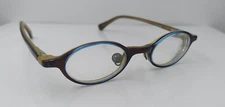 Vintage Innovative Technology IMF346 Brown Oval Sunglasses Hong Kong FRAMES ONLY