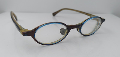 Vintage Innovative Technology IMF346 Brown Oval Sunglasses Hong Kong FRAMES ONLY