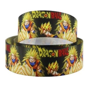 Dragon Ball Z Characters 1 Wide Repeat Ribbon Sold In Yard Lots Ebay