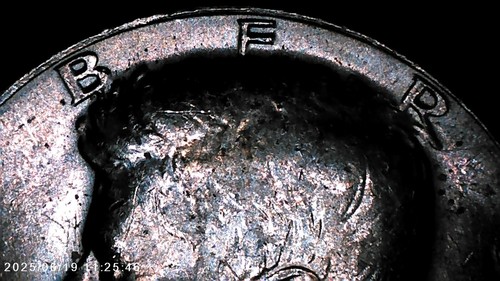 1976 D Kennedy Half Dollar Grease Mint Error Missing "H'" And Partail "A" Hall) - Picture 7 of 9