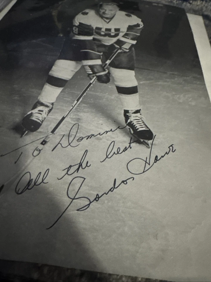 Red Wings GORDIE HOWE - AUTOGRAPHED 8x10 PHOTOGRAPH JSA - 801 Career Goal - Image 2 of 4