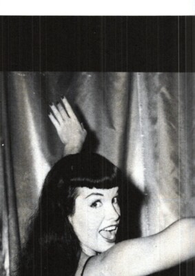 Betty/Bettie Page Vintage Erotic Pinup lingerie Trading Card | eBay