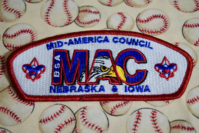 BSA MAC Mid-Ameria Council Nebraska Iowa Council Patch Cub Boy Scouts of America