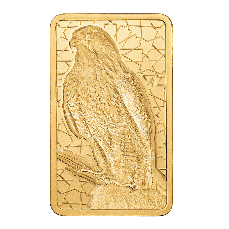 ARABIAN FALCON 2025 PAMP SUISSE 5 GRAM .9999 Pure 24k GOLD