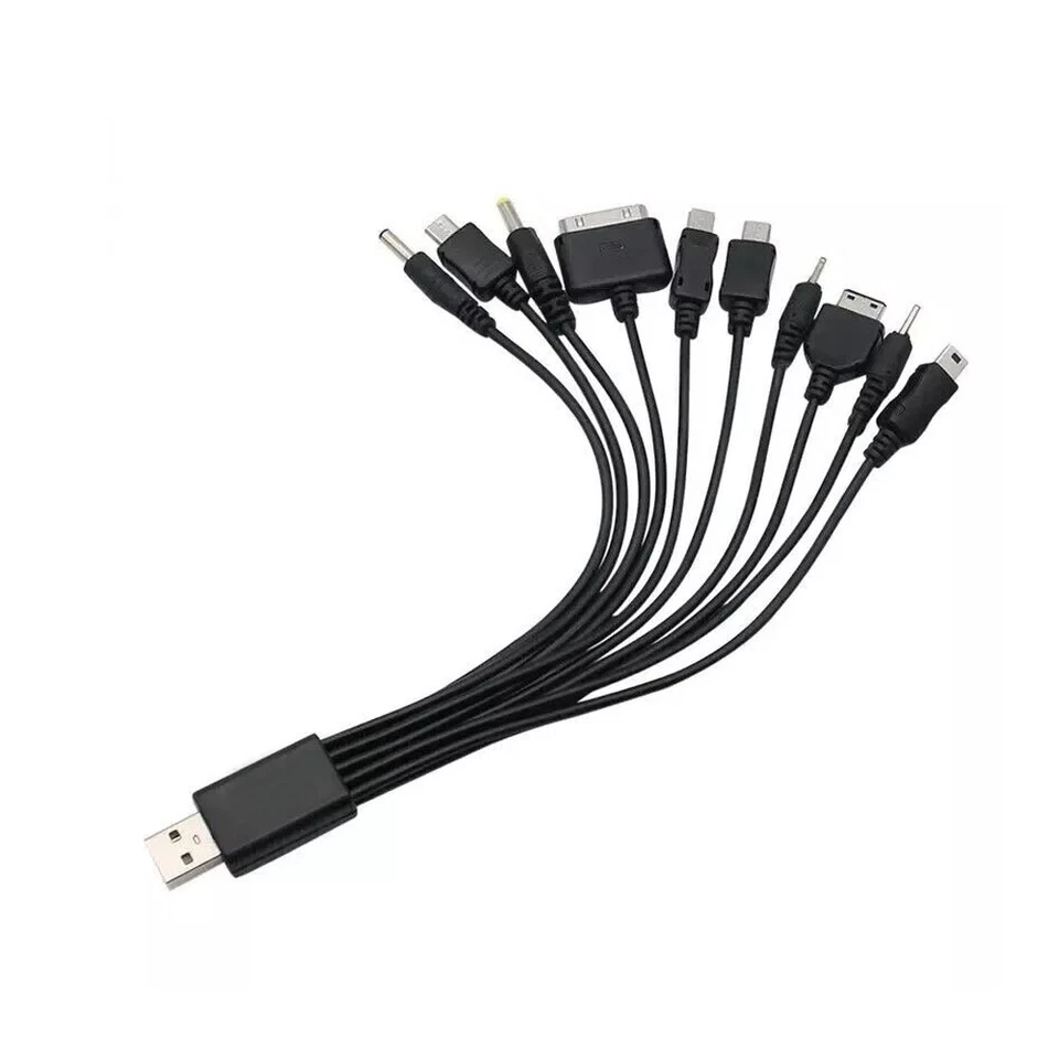 10in1 Micro USB Multi-Cable Charger Charging Cable For Mobile Phone All In 1 - Image 3 of 4