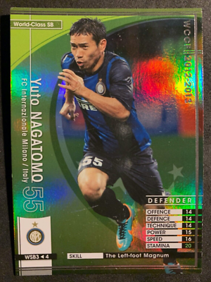 2012-13 Panini WCCF World Class SB Yuto Nagatomo Inter Milan