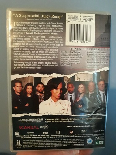 Scandal: The Complete First Season - DVD - 2-Disc Set - Season 1 - Drama - Picture 5 of 5