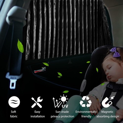 Universal Fit Magnetic Car Side Window Privacy Sunshade,Sun Shade Side Window - Picture 6 of 16
