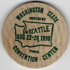 ANA WOOD. 99TH ANN, CONVENTION. SEATTLE, WASHINGTON. 1990. COMBINED SHIPPING.
