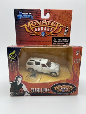 MONSTER GARAGE TRASH TRUCK 2004 FUNLINE MUSCLE MACHINES FREE