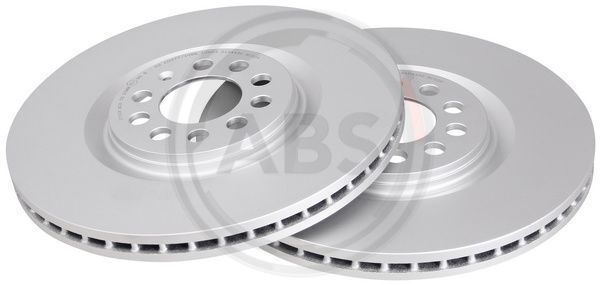 2X A.B.S. 17058 Bremsscheibe Vorne FüR Audi Seat Skoda VW-image