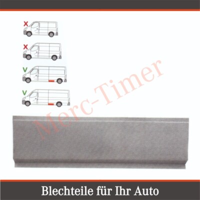 Seitenteil Seitenwand Reparaturblech Renault Master ab 2010 Links Fahrerseite
