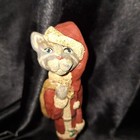 Vintage Santa Christmas Kitty~Kandy's Folk Art~1992~Kurt Adler~Whimsical Cat — photo 3