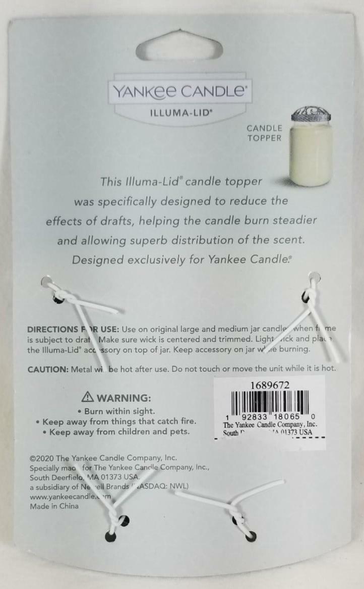 Yankee Candle ILLUMA LID Illumalid HEARTS Valentine's Red Pink Large