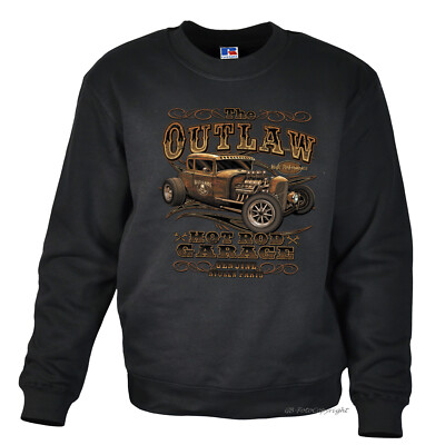 Hot Rod Sweatshirt Automotiv SpeedShop retro Werkstatt Oldtimer Garage *1247 bl