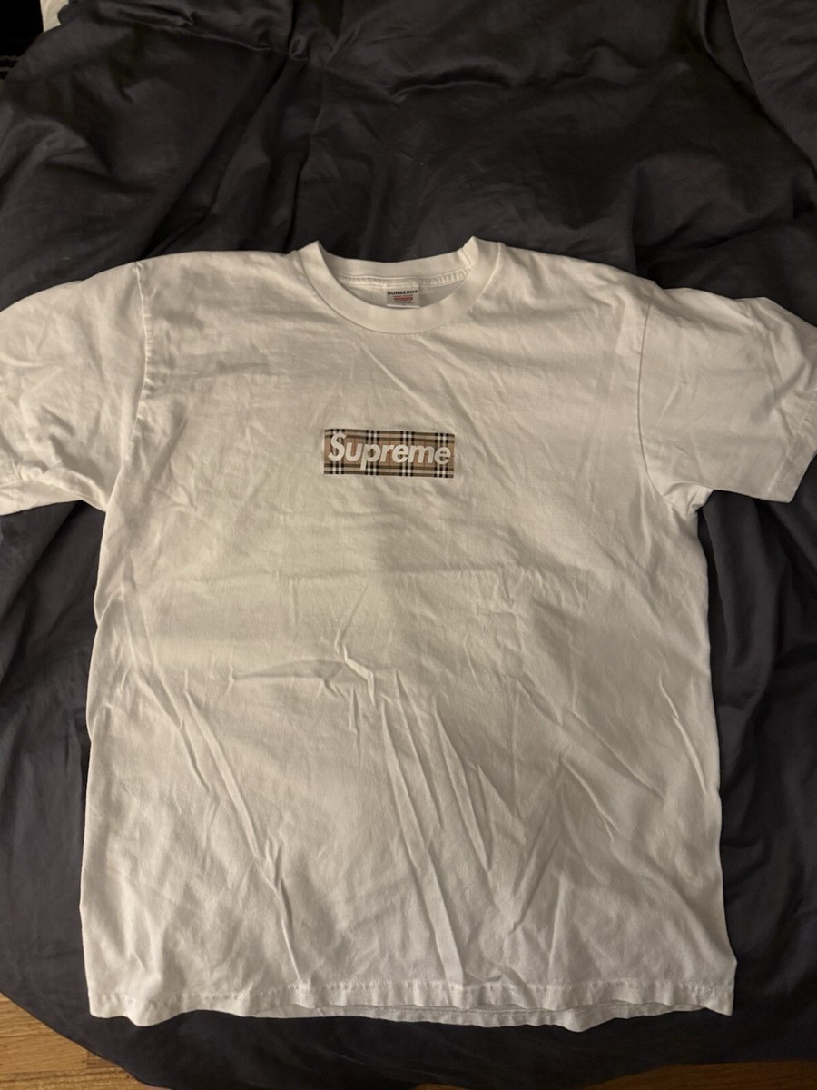 新品 Supreme × Burberry BOX logo Tシャツ L Supreme Burberry Box Logo T-Shirt L | eBay