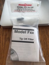 SureFire F27 Bleu Tip Off Filtre Assemblage Pour 6P, 6R, 6Z, 7Z, 9P & 9Z Lampe