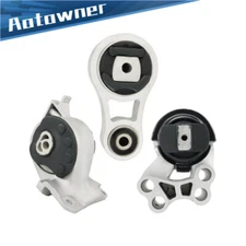 Motor & Trans Mount Set 3PCS For 2010-12 Ford Fusion 2007-2012 Lincoln MKZ 3.5L