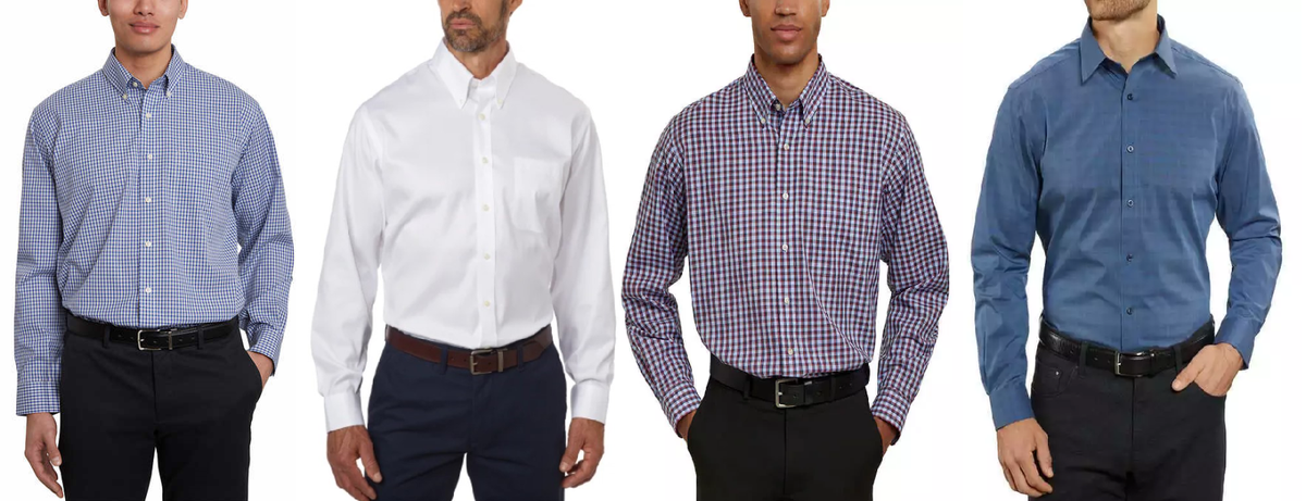 Kirkland Signature Men's Traditional Fit Dress Shirt Kirkland Signature Men's Traditional Fit Dress Shirt