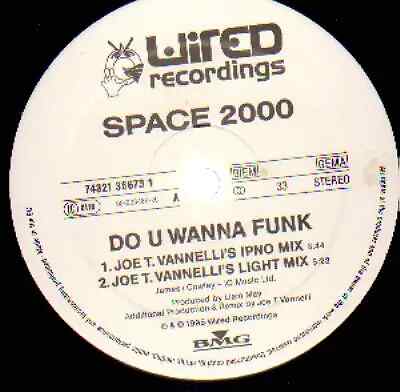 Space 2000 Do u wanna funk NEAR MINT Wired Recordings Vinyl LP
