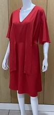 Women’s City Chic Dress To Knee  Plus Size XS Red Polyester New Short  Sleeves
