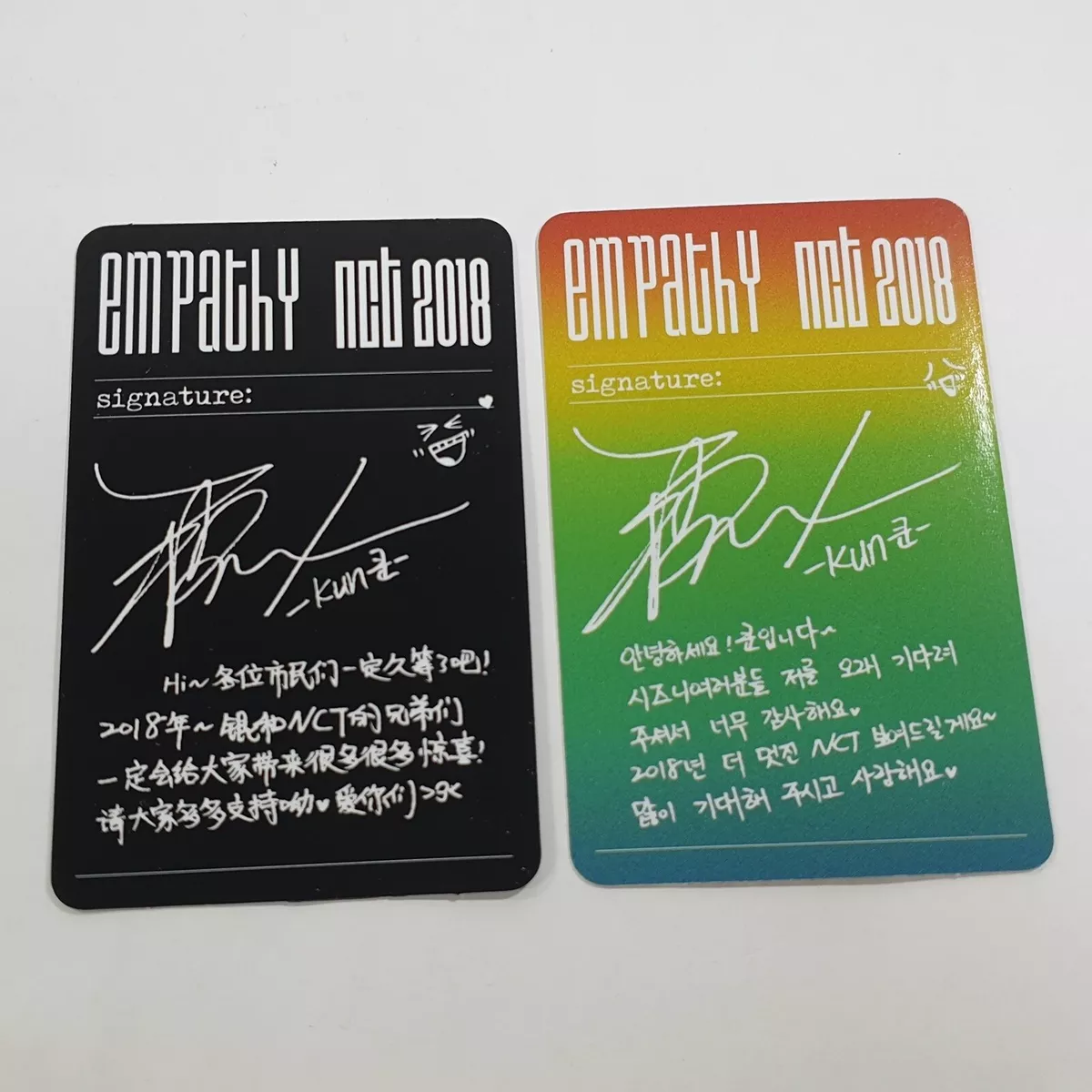 NCT NCT127 テイル 2018 empathy ポストカード 2022新商品 - studier.co.il