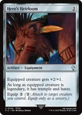 NM Hero's Heirloom, MTG, Final Fantasy Commander, Magic the Gathering, 346