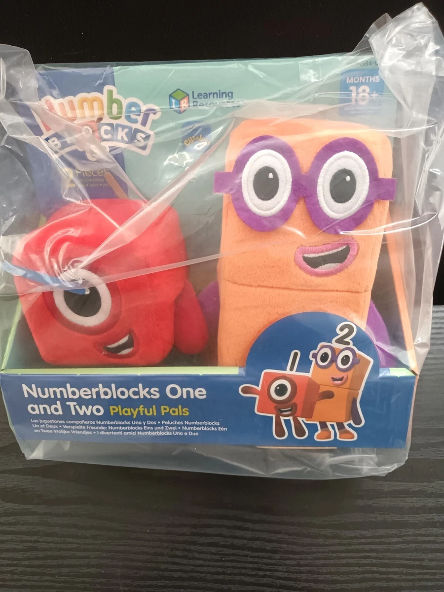 Learning Resources® Peluches Numberblocks un et deux Playful Pals