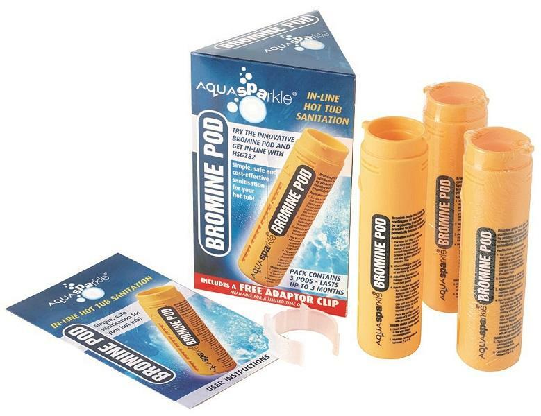 Aquasparkle Hot Tub Spa Chemical Bromine Pods x 3