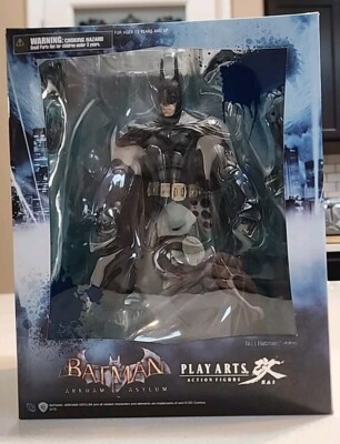 Play Arts Kai Batman Arkham Asylum No. 1 Figure MISB Action Figure BLACK LABEL