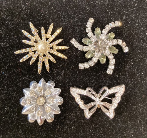 Four Stunning Brooches