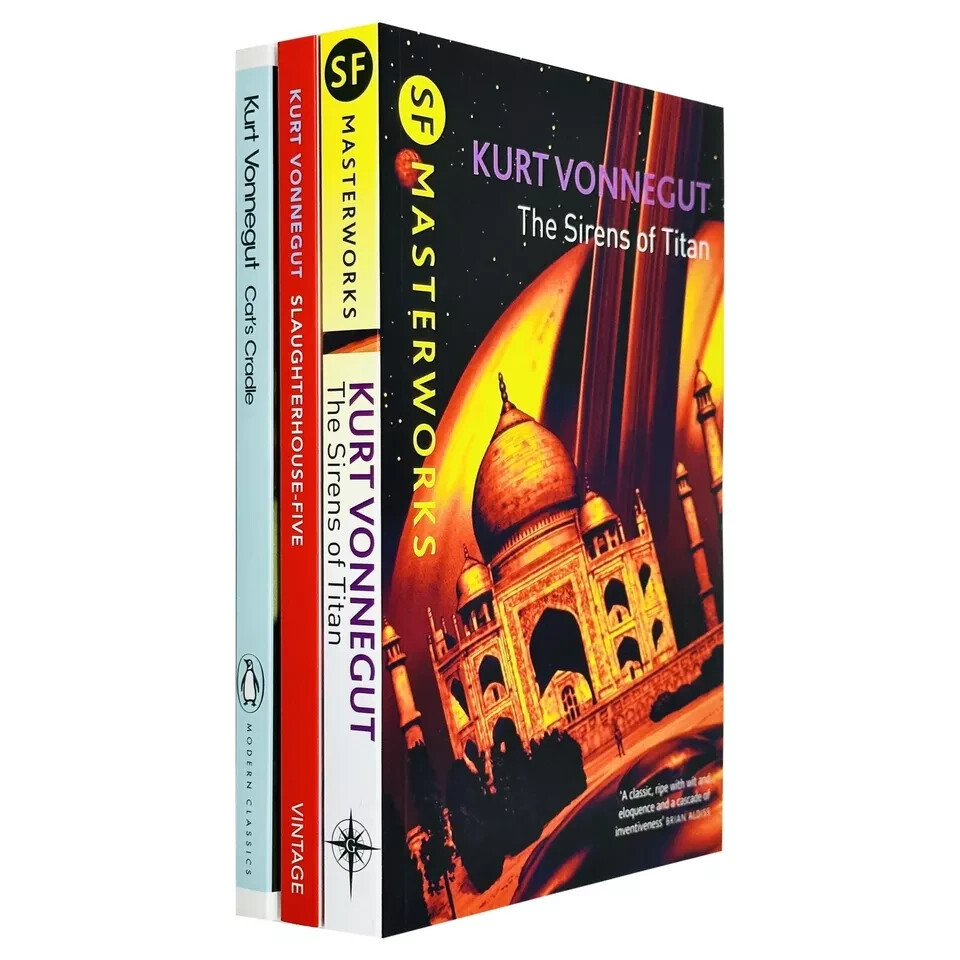 Kurt Vonnegut Collection 3 Books Set (Slaughterhouse 5, Cat's Cradle, Sirens)