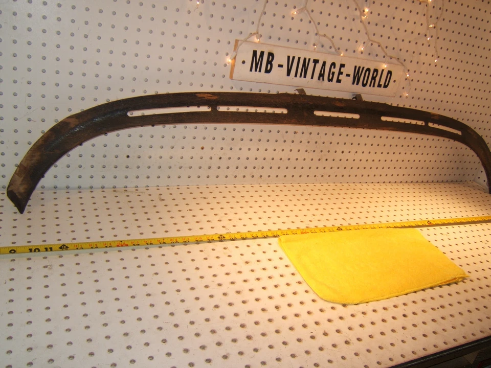 Mercedes 1970-73 300SEL 280SEL Top of the Front Dash WOOD Long Basic MBZ 1 Cover - Image 2 of 4